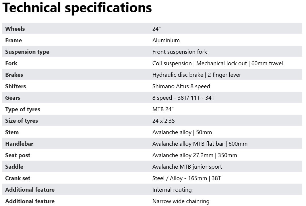 24" AVALANCHE IGNITE