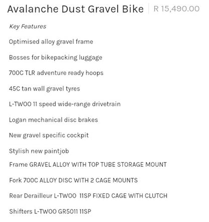Avalanche Dust Gravel