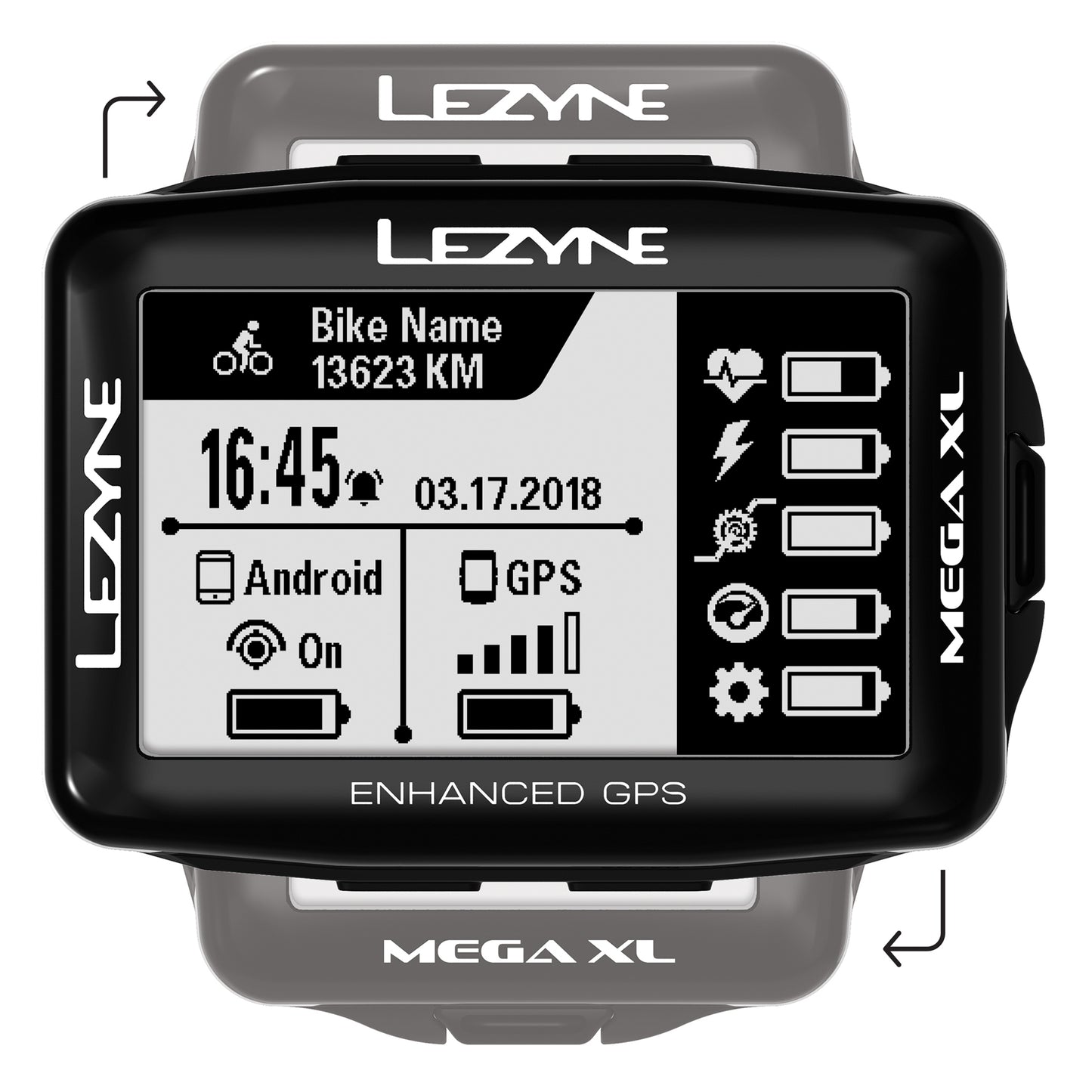 GPS Lezyne Mega XL with Mount