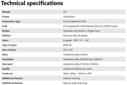 24" AVALANCHE IGNITE